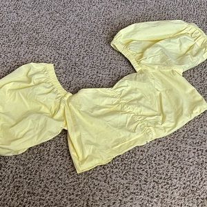 Crop Off The Shoulder Top